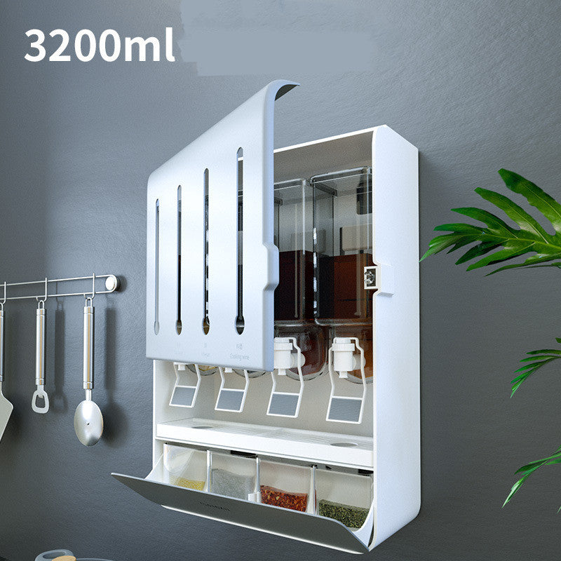 Wall Storage Multifunctional Seasoning Box Without Punching The Artful Oracle