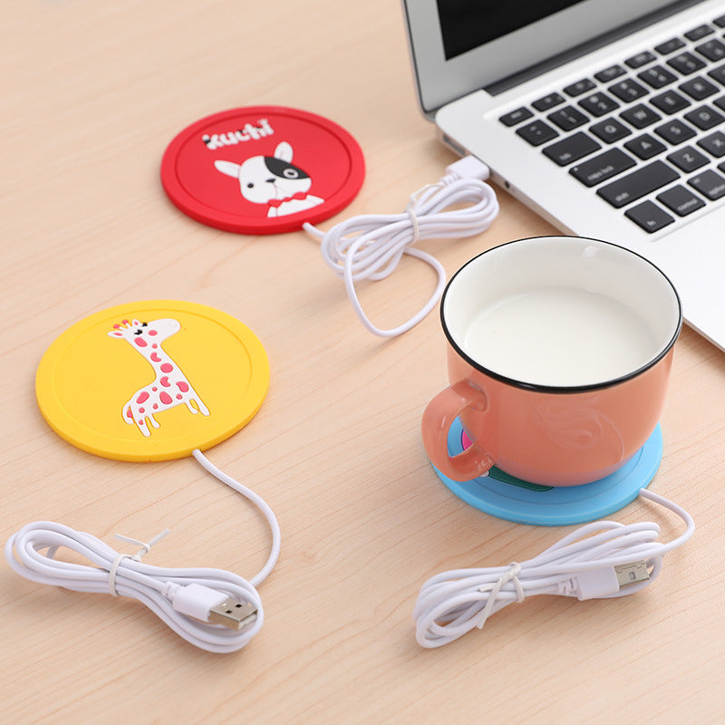 Portable Cup Heating Pads Portable USB Electric Silicone Warm Mat Milk Tea Coffee Keep Warming Cup Pad Mug Warmer Wholesale The Artful Oracle