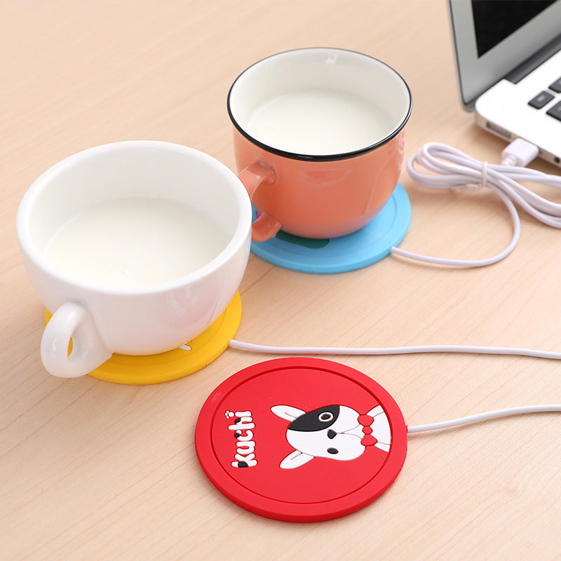 Portable Cup Heating Pads Portable USB Electric Silicone Warm Mat Milk Tea Coffee Keep Warming Cup Pad Mug Warmer Wholesale The Artful Oracle