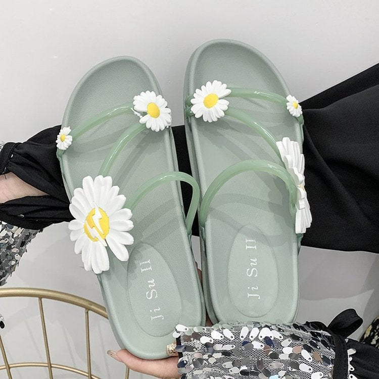 Slippers Mid Heel Platform Amazon Hot Sale Outdoor Casual Beach Shoes The Artful Oracle