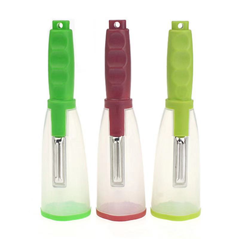 Vegetable Fruit Knife Stainless Steel Storage Type Peeling Knife Peeler The Artful Oracle