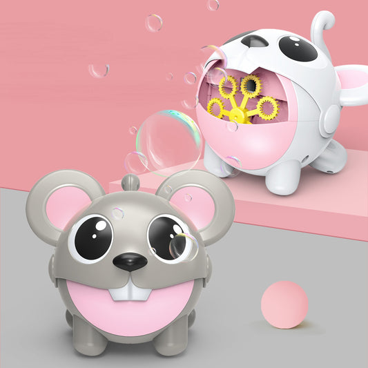 Automatic Cute Bubble Machine Soap Bubble Blower Outdoor Kids Electric Bubble Blowing Toy For Kids The Artful Oracle