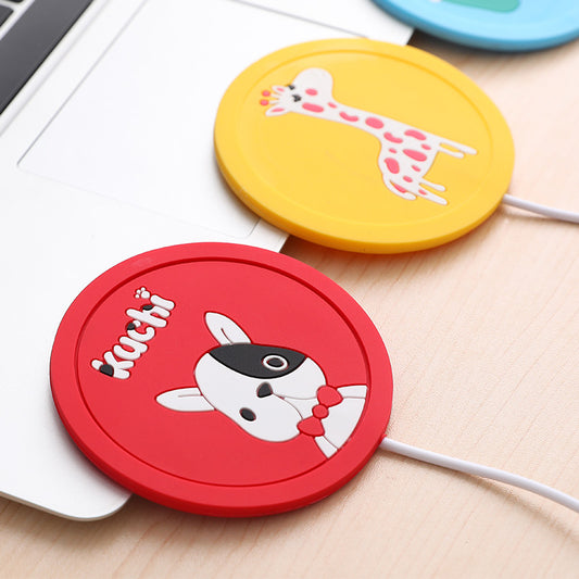 Portable Cup Heating Pads Portable USB Electric Silicone Warm Mat Milk Tea Coffee Keep Warming Cup Pad Mug Warmer Wholesale The Artful Oracle