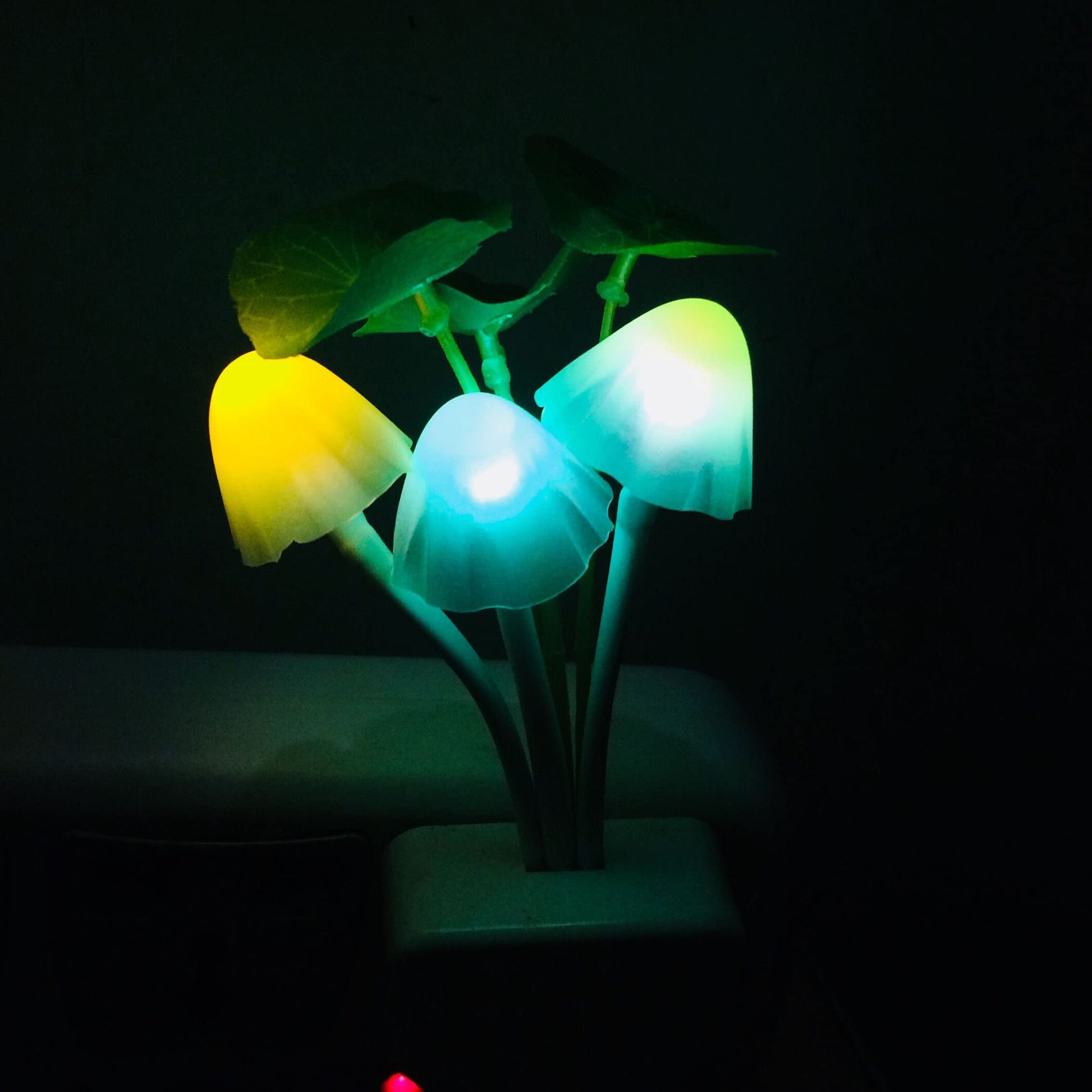 New LED Night Light Energy-saving Plug-in Induction Creative Mushroom Light For Home The Artful Oracle