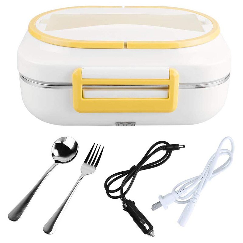 Three-grid Electric Heating Lunch Box Food Heater For Vehicle-mounted Office The Artful Oracle