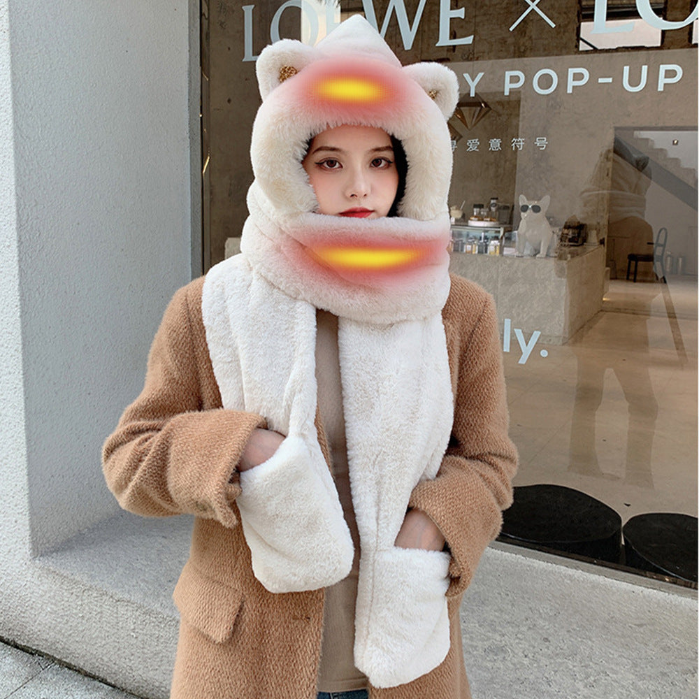 USB Heating Keep Warm And Emit Heat Hat The Artful Oracle