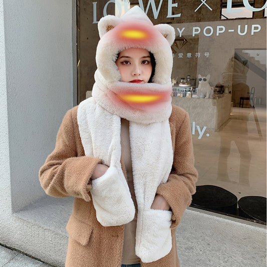 USB Heating Keep Warm And Emit Heat Hat The Artful Oracle