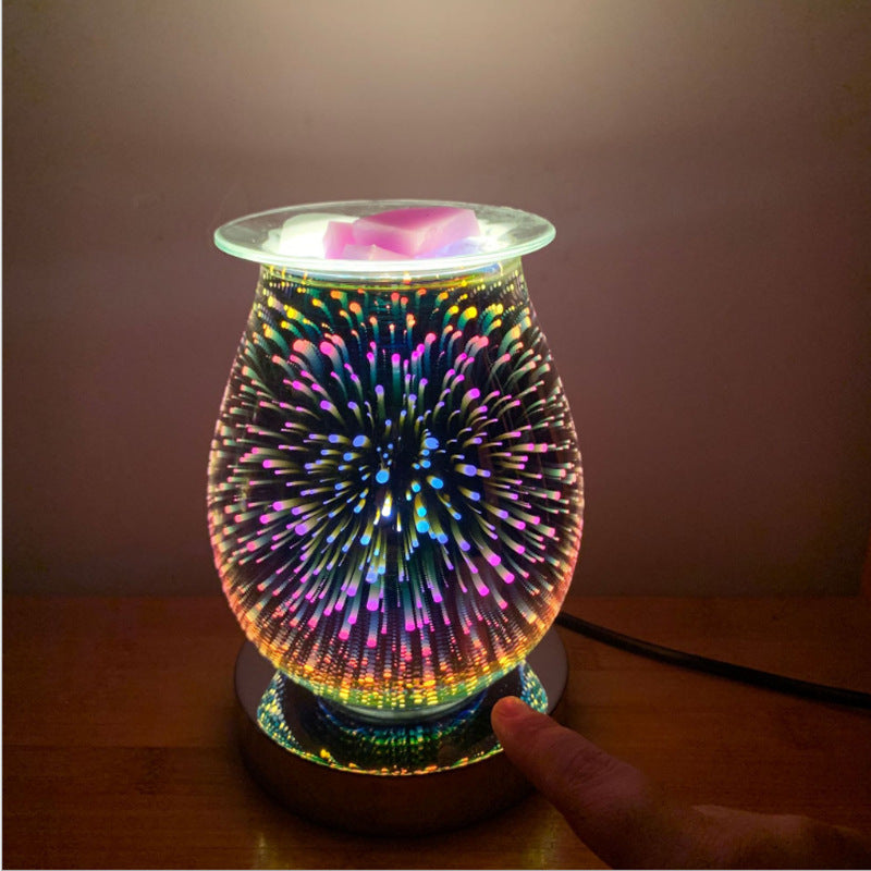 LED Lights Holiday Decoration Lights Xmas Lights Touch Sensor Aromatherapy Light Aroma Diffuser With Luminous Firework Effect The Artful Oracle