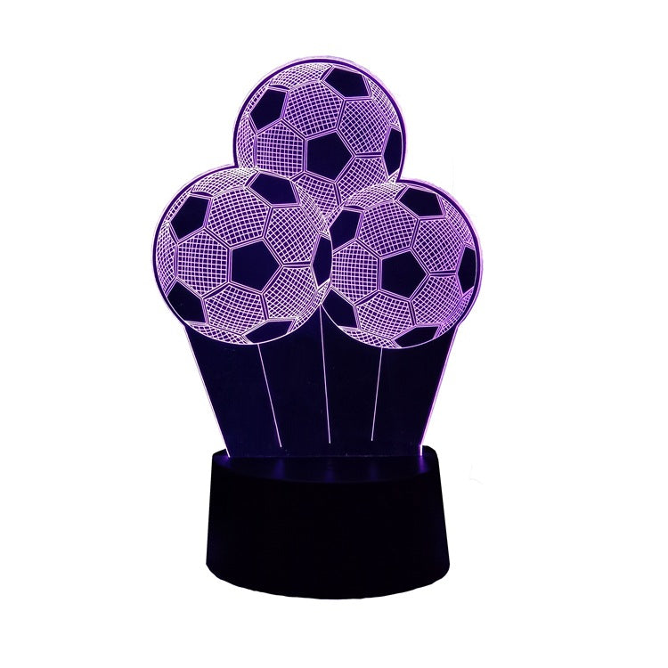 Usb Plug-in Remote Control 3D Ambient Night Light The Artful Oracle