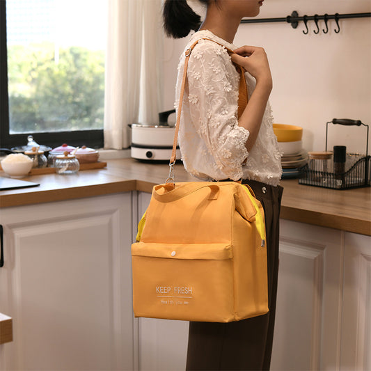 Aluminum Foil Thickening Warm Waterproof With Rice Sholder Bag The Artful Oracle