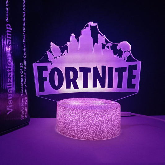 Usb Plug-in Remote Control 3D Ambient Night Light The Artful Oracle