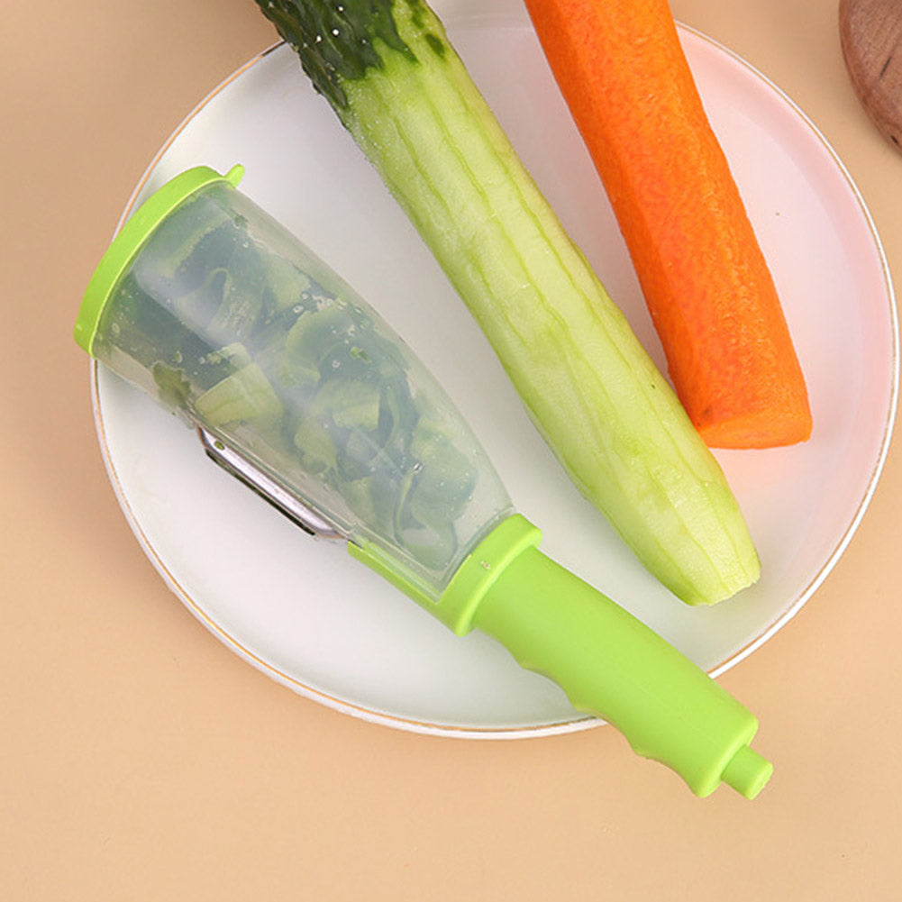 Vegetable Fruit Knife Stainless Steel Storage Type Peeling Knife Peeler The Artful Oracle