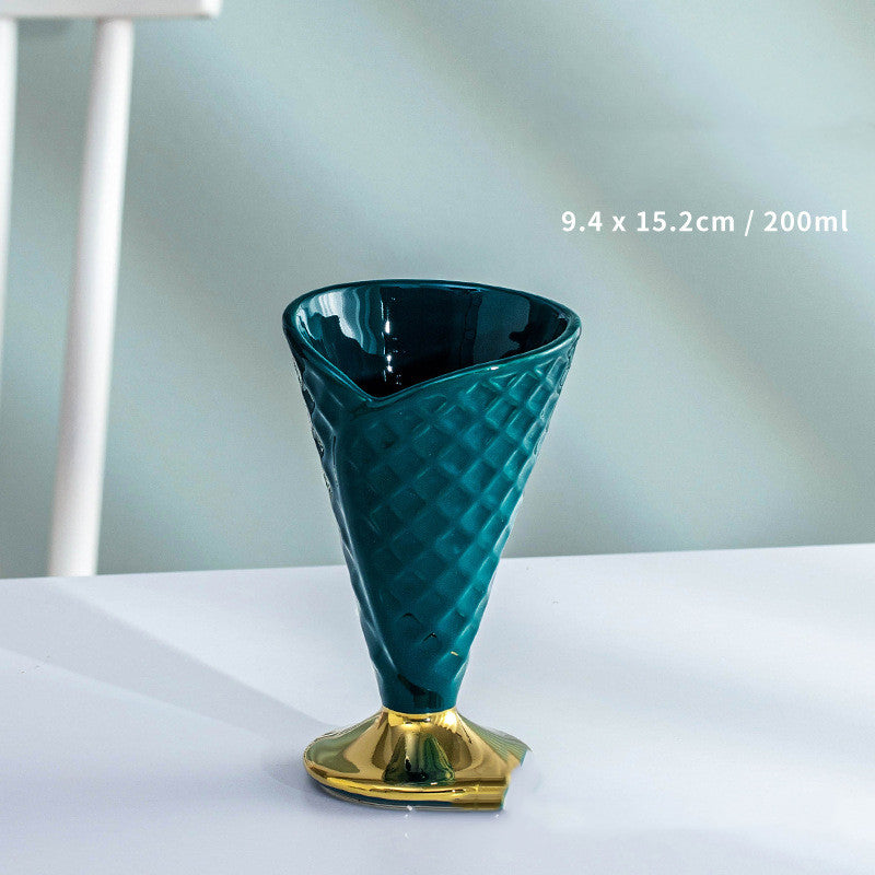 Solid Color Creative Ice Cream Cup High Value The Artful Oracle