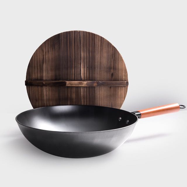 Iron Pan Traditional Iron Wok Handmade The Artful Oracle