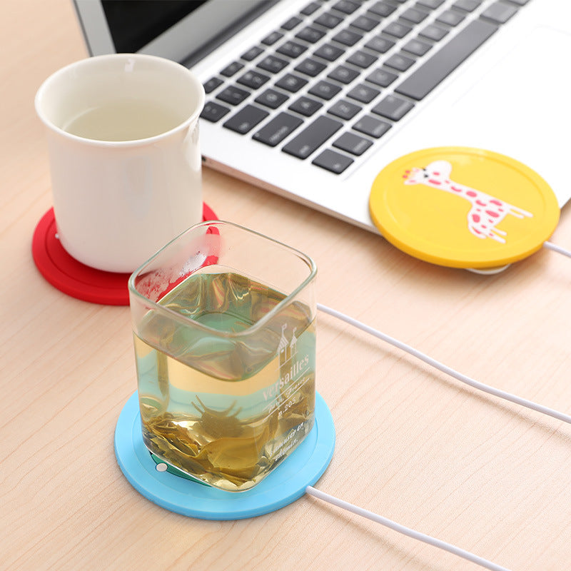 Portable Cup Heating Pads Portable USB Electric Silicone Warm Mat Milk Tea Coffee Keep Warming Cup Pad Mug Warmer Wholesale The Artful Oracle