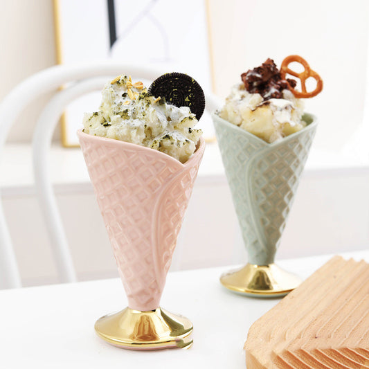 Solid Color Creative Ice Cream Cup High Value The Artful Oracle