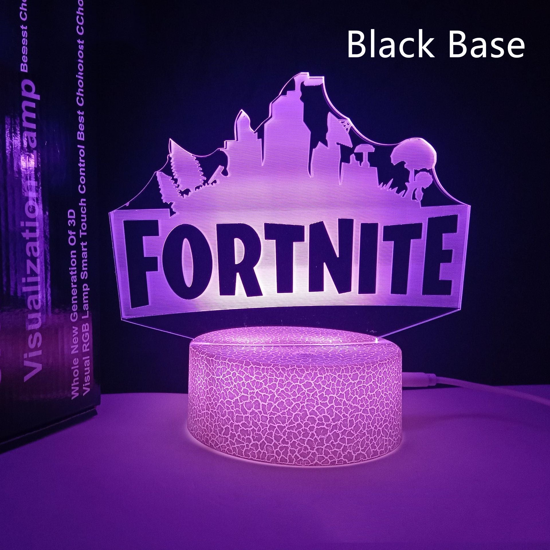 Usb Plug-in Remote Control 3D Ambient Night Light The Artful Oracle