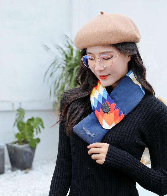 3 Gear Washable Electric Heating Scarf Warming Massage Scarves Winter Warmer USB Heated Neckwear Shawl The Artful Oracle