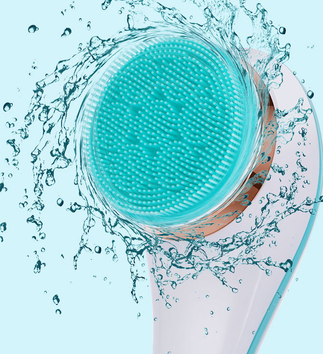 Electric Bath Brush Silicone Back Scrubber USB Rechargeable 2 Speeds Rotating Shower Brush Spa Waterproof Body Cleaning Brush The Artful Oracle