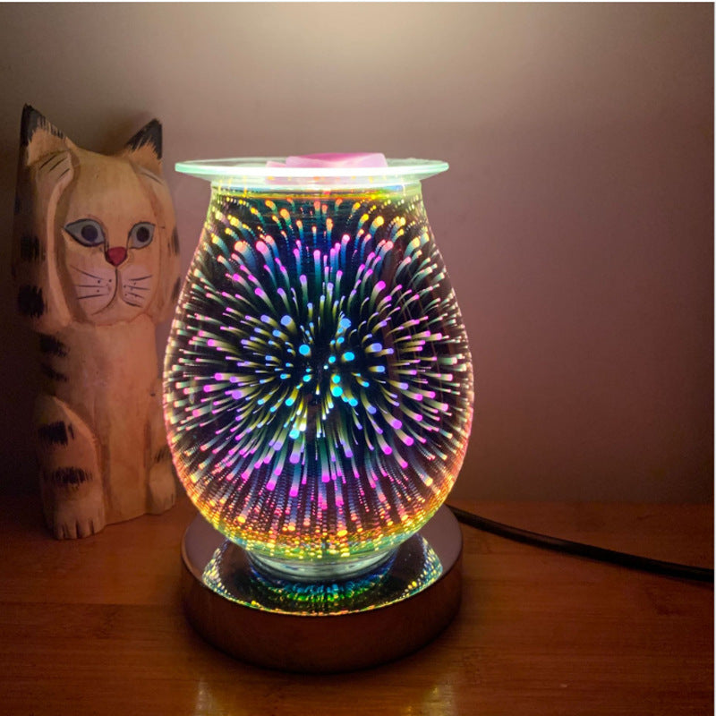 LED Lights Holiday Decoration Lights Xmas Lights Touch Sensor Aromatherapy Light Aroma Diffuser With Luminous Firework Effect The Artful Oracle