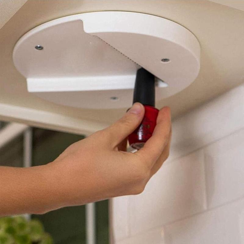 Creative Can Opener Under The Cabinet Self-adhesive Jar Bottle Opener Top Lid Remover Wet Grip Jar Opener EZ Jar Opener Weak Single Hand Under Cabinet Counter Lid Opener Gelato