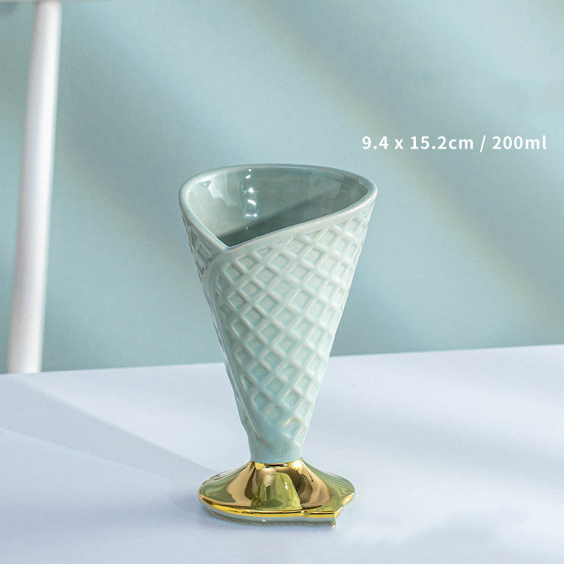 Solid Color Creative Ice Cream Cup High Value The Artful Oracle