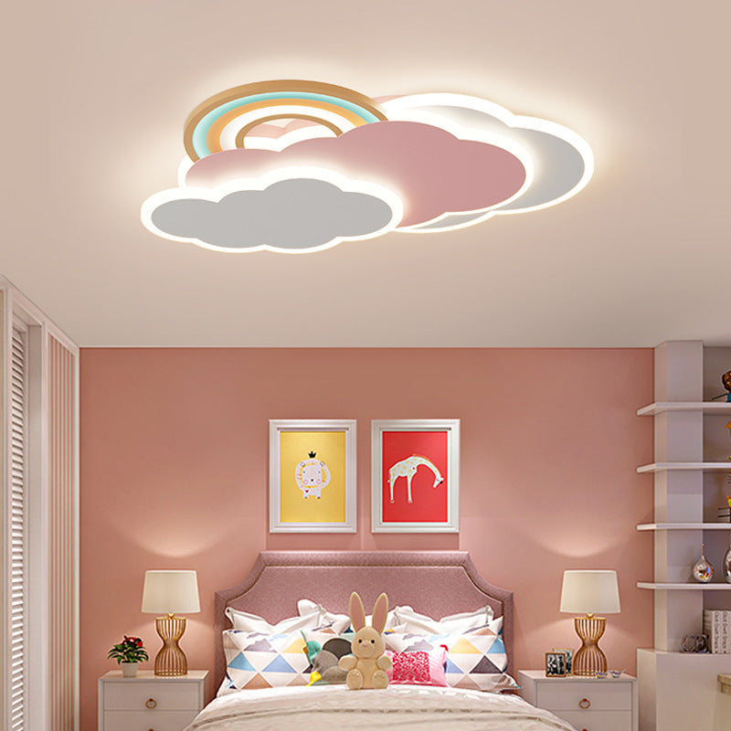 Rainbow Cloud Children's Ceiling Lamp The Artful Oracle