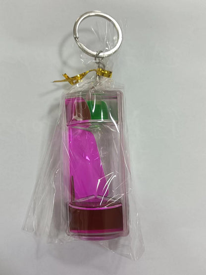 Creative Pressure Relief Double Color Liquid Oil Leakage Keychain Liquid The Artful Oracle