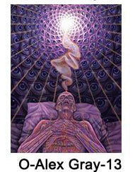 Abstract Psychedelic Alex Poster Canvas Painting The Artful Oracle