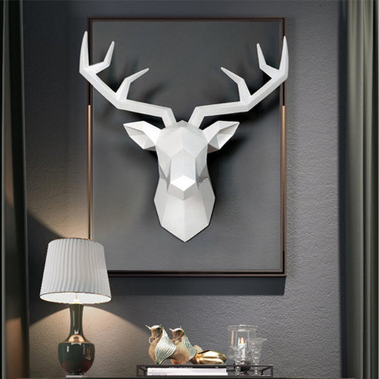 Elk Head Wall Hanging Deer Head Wall Decoration The Artful Oracle