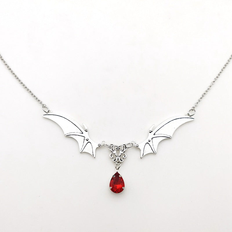 Vampire Bat Wings Necklace Gothic Witchcraft Jewelry The Artful Oracle