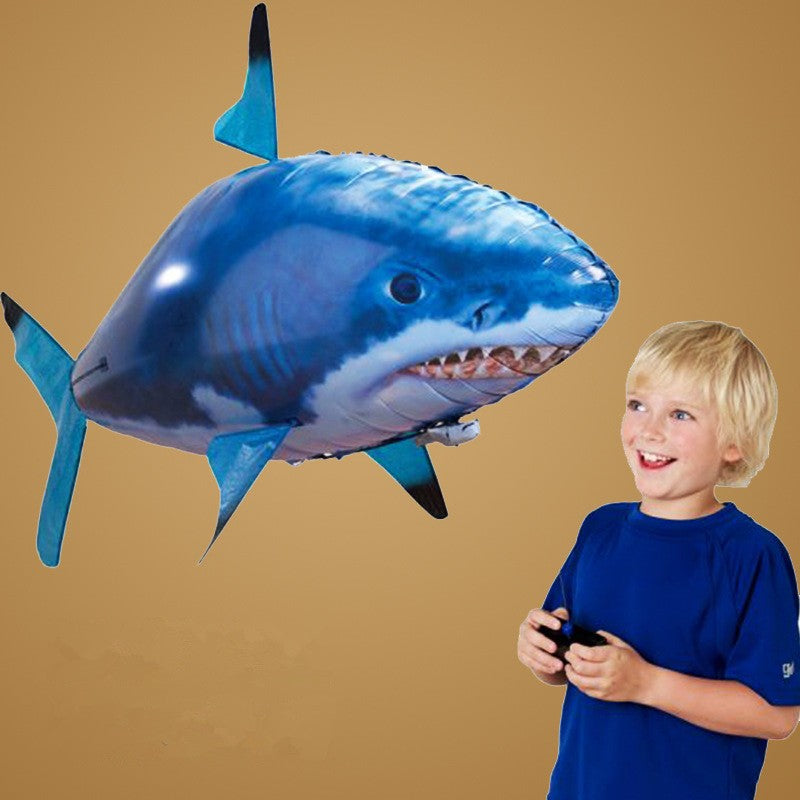 Remote Control Shark Toy Air Swimming Fish Infrared Flying RC Airplanes Balloons The Artful Oracle