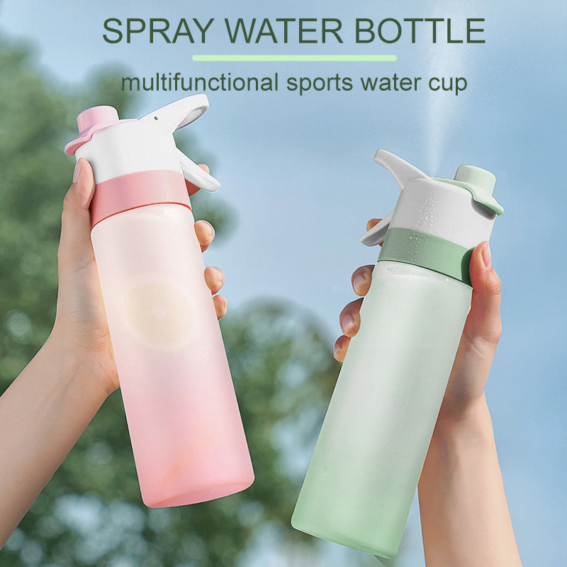 Spray Water Bottle For Girls Outdoor Sport Fitness Water Cup Large Capacity Spray Bottle Drinkware Travel Bottles Kitchen Gadgets The Artful Oracle