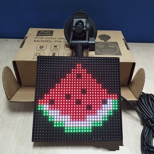 Full-Color Bluetooth Emoticon Car Led Display The Artful Oracle