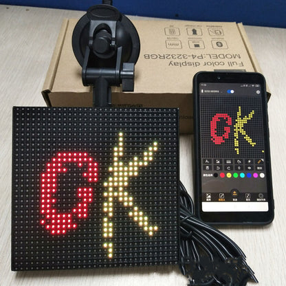 Full-Color Bluetooth Emoticon Car Led Display The Artful Oracle