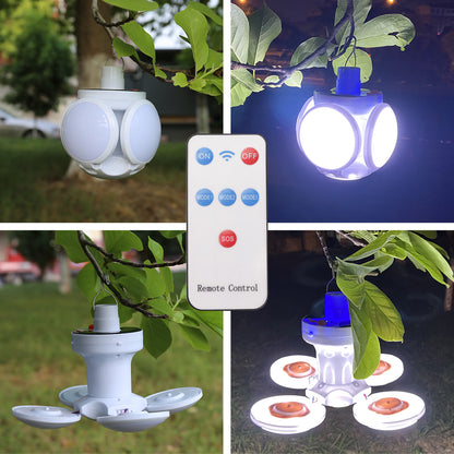 Solar LED Torch USB Rechargeable Night Light Outdoor Camping Lamp Emergency Lights Portable Searchlights The Artful Oracle