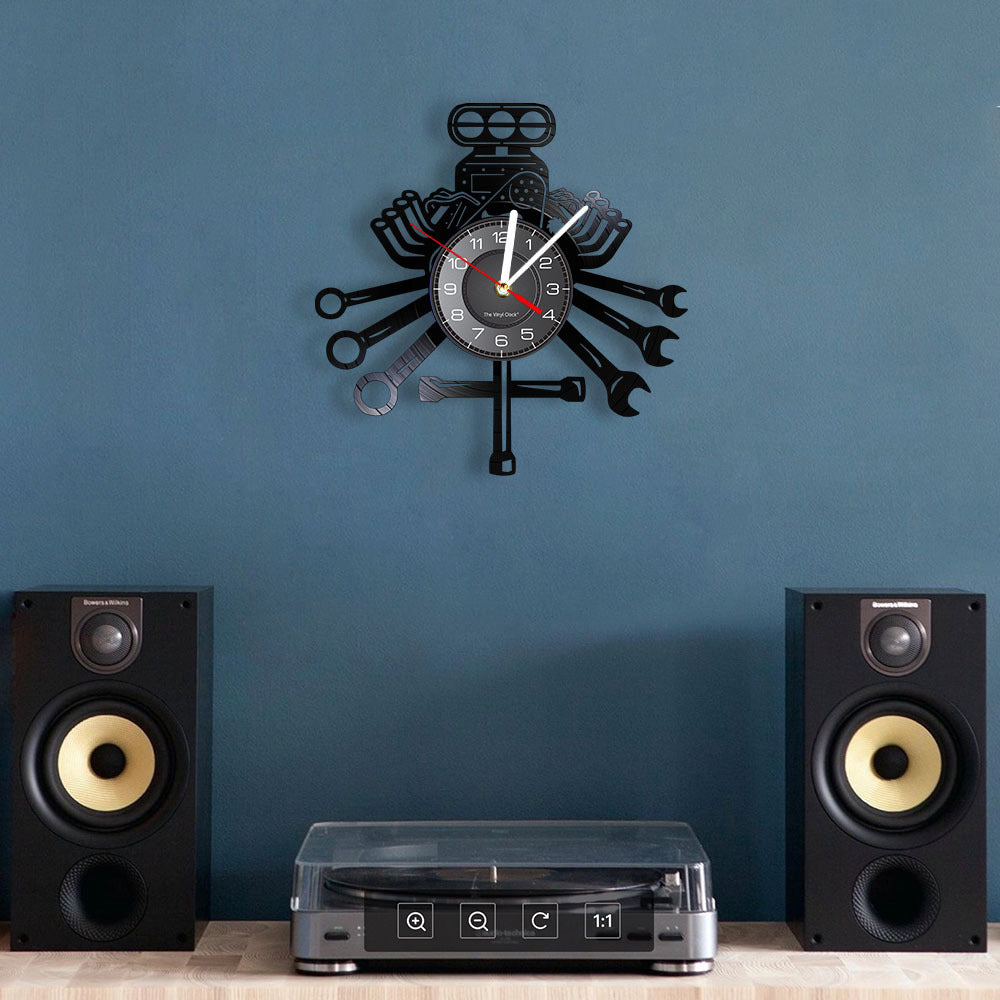 Gramophone Record Wall Clock Wall Clock The Artful Oracle