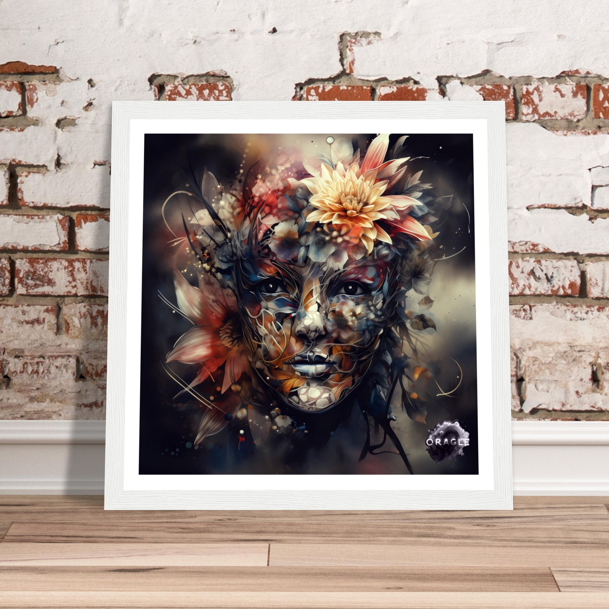 Petal Sprite: The Flower Nymph - Premium Matte Paper Wooden Framed Poster Gelato