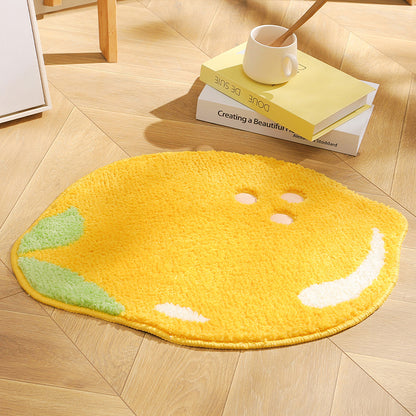 Ins Shaped Carpet Fruit Floor Mat Absorbs Water And Prevents Slipping The Artful Oracle