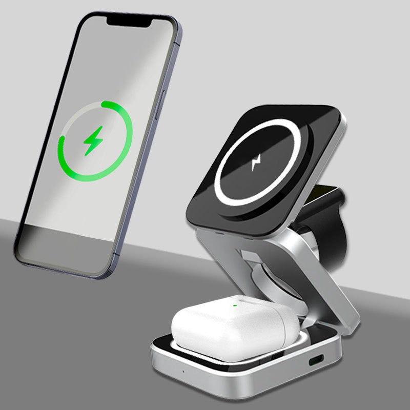 Three In One Desktop Wireless Charging Bracket The Artful Oracle