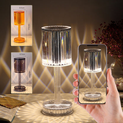 New Crystal Table Lamp Hotel Decoration Diamond Romantic Warm Led For Home Decor Romantic Gift Night Light The Artful Oracle