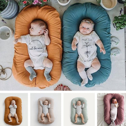 Baby Nest Bed Crib Newborn Baby Nest Cot Cribs Infant Portable Cotton Crib Travel Cradle Cushion The Artful Oracle