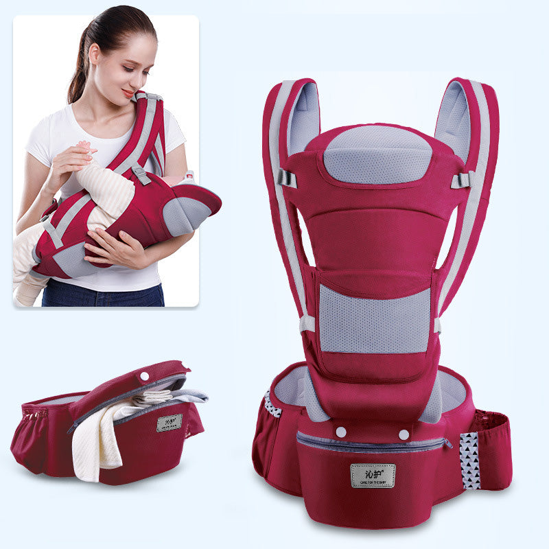 Ergonomic Baby Carrier Infant Baby Hipseat Carrier 3 In 1 Front Facing Ergonomic Kangaroo Baby Wrap Sling The Artful Oracle