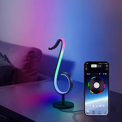 Intelligent APP Remote Control Symphony Atmosphere Light LED Night Light 180&deg Rotation Desktop Bedside For Home Decor Lamp The Artful Oracle