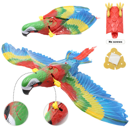 Simulation Bird Cat Interactive Pet Toys Hanging Eagle Flying Teasering Play Kitten Dog Toys Animals Cat Accessories Supplies Gelato