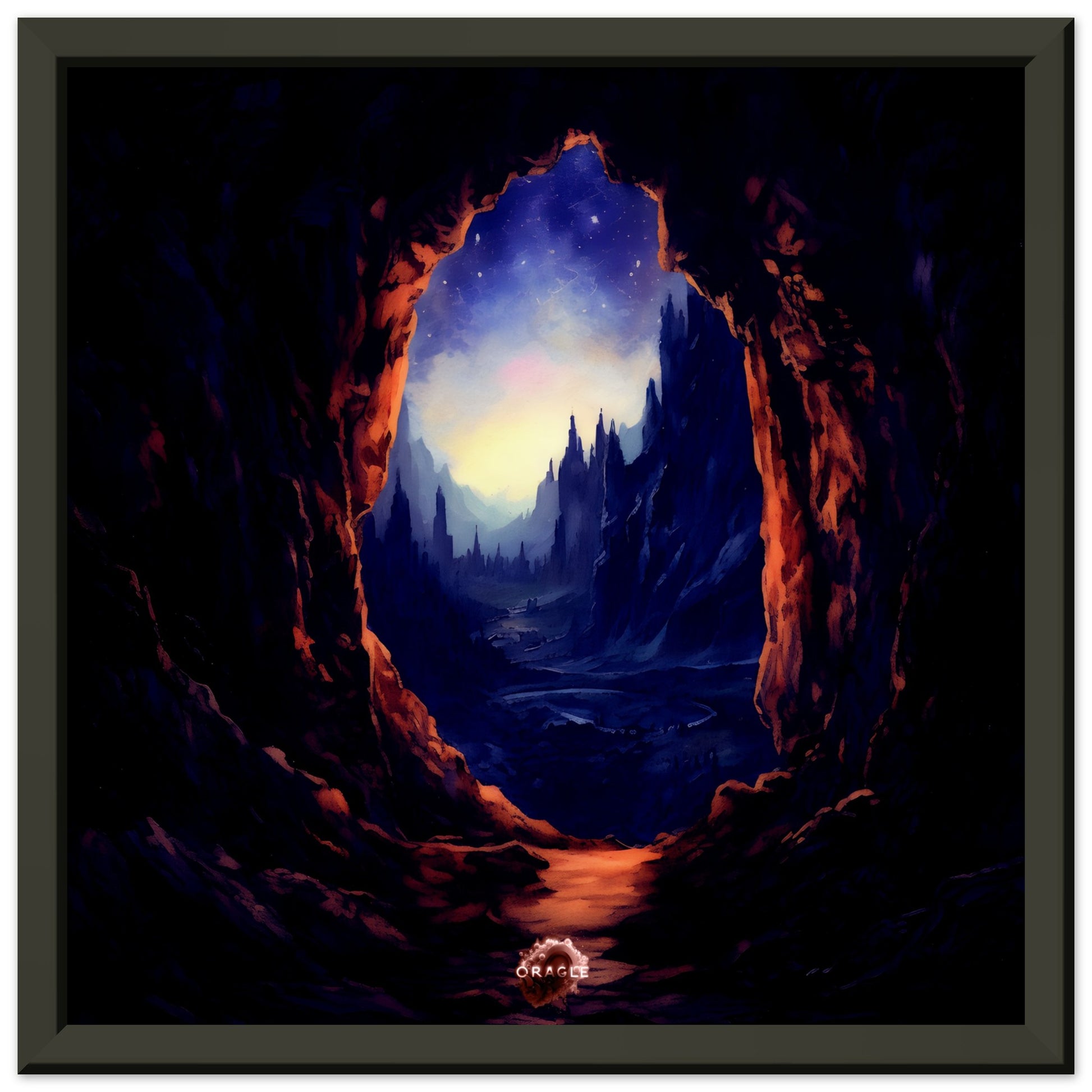 Cave in Mind - Premium Matte Paper Metal Framed Poster Gelato