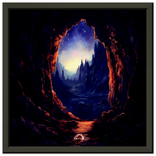 Cave in Mind - Premium Matte Paper Metal Framed Poster Gelato