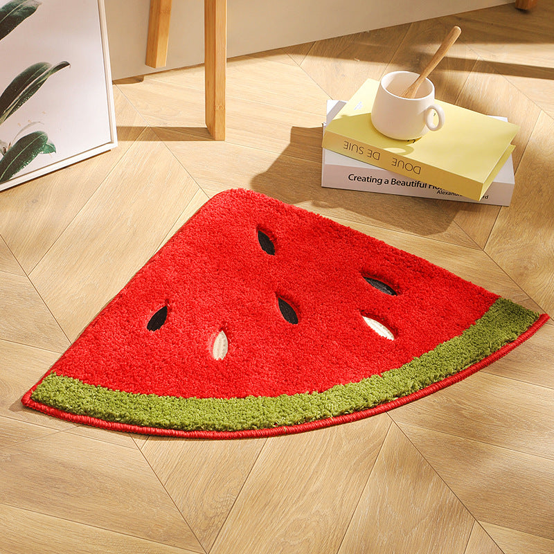 Ins Shaped Carpet Fruit Floor Mat Absorbs Water And Prevents Slipping The Artful Oracle