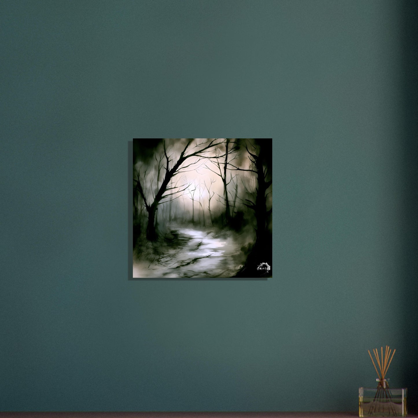 Whispering Shadows - Premium Matte Paper Wooden Framed Poster Gelato