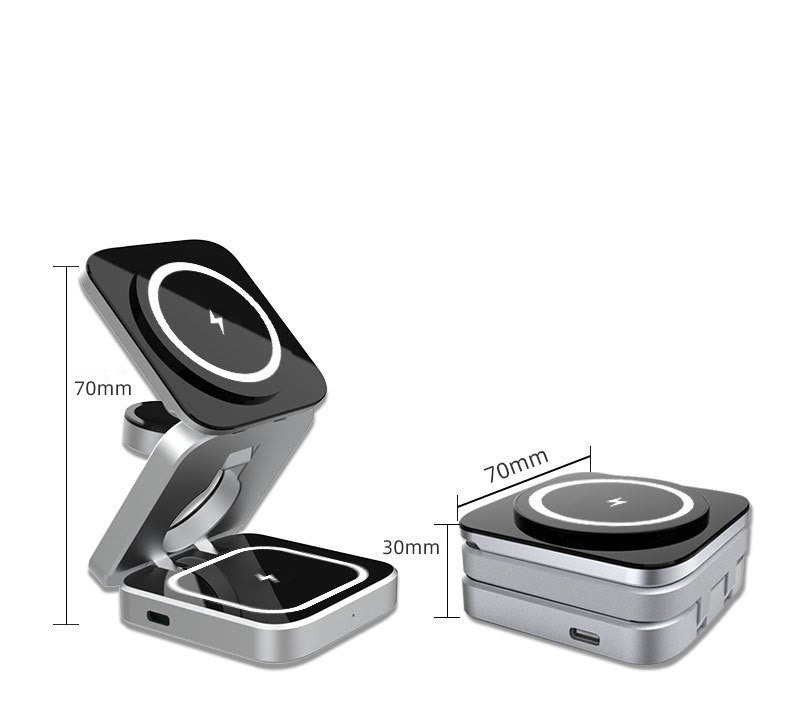 Three In One Desktop Wireless Charging Bracket The Artful Oracle